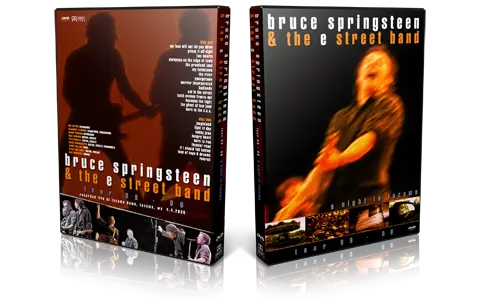 Artwork Cover of Bruce Springsteen 2000-04-04 DVD Tacoma Audience