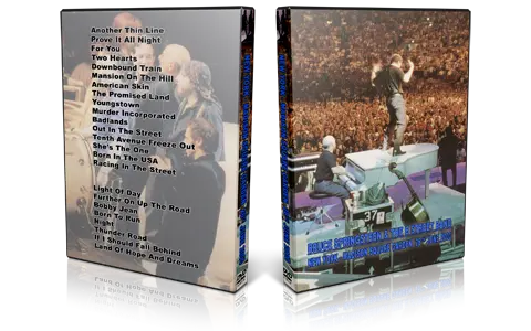 Artwork Cover of Bruce Springsteen 2000-06-26 DVD New York Audience