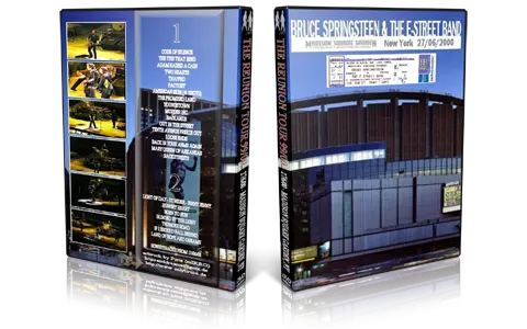 Artwork Cover of Bruce Springsteen 2000-06-27 DVD New York Audience