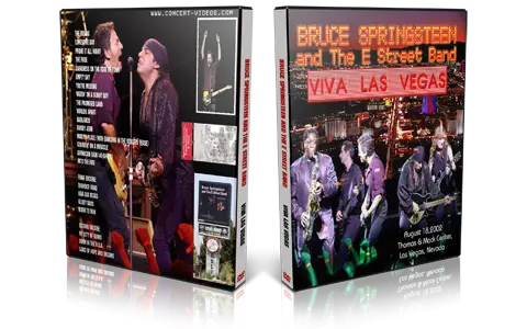 Artwork Cover of Bruce Springsteen 2002-08-18 DVD Las Vegas Audience