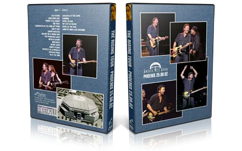 Artwork Cover of Bruce Springsteen 2002-08-25 DVD Phoenix Audience