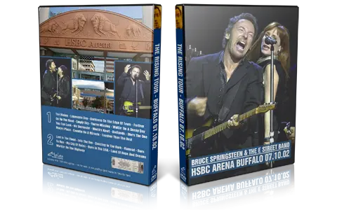 Artwork Cover of Bruce Springsteen 2002-10-07 DVD Buffalo Audience