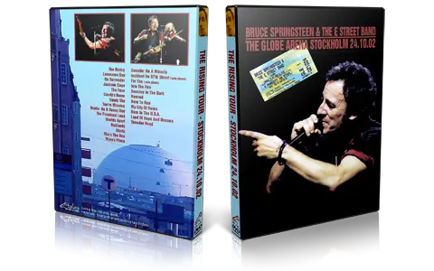 Artwork Cover of Bruce Springsteen 2002-10-24 DVD Stockholm Audience