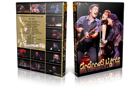 Artwork Cover of Bruce Springsteen 2002-11-12 DVD Cincinnati Audience