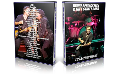 Artwork Cover of Bruce Springsteen 2002-11-23 DVD Miami Audience