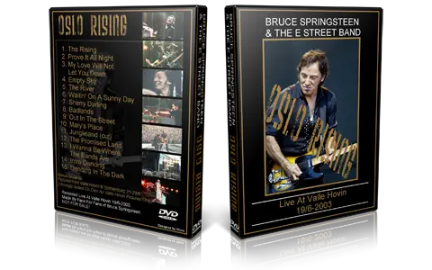 Artwork Cover of Bruce Springsteen 2003-06-19 DVD Oslo Audience