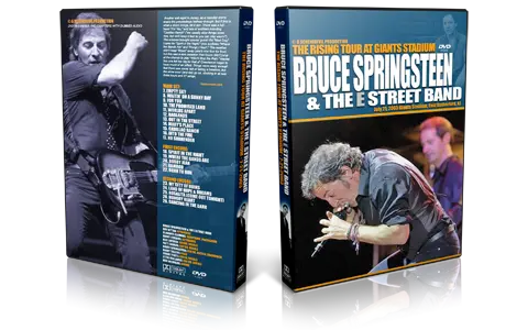 Artwork Cover of Bruce Springsteen 2003-07-21 DVD East Rutheford Audience
