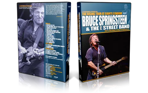 Artwork Cover of Bruce Springsteen 2003-07-24 DVD East Rutheford Audience