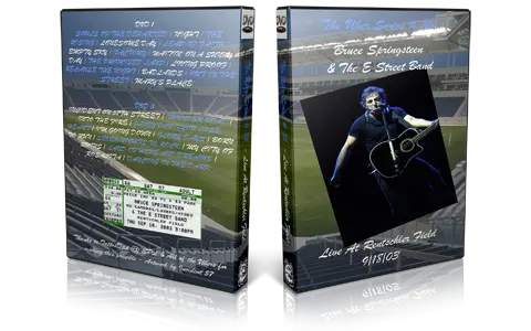 Artwork Cover of Bruce Springsteen 2003-09-18 DVD Hartford Audience
