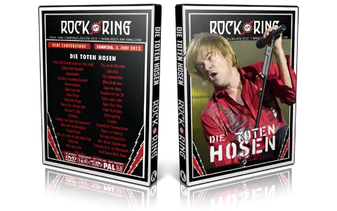 Artwork Cover of Die Toten Hosen 2012-06-03 DVD Nurburgring Proshot