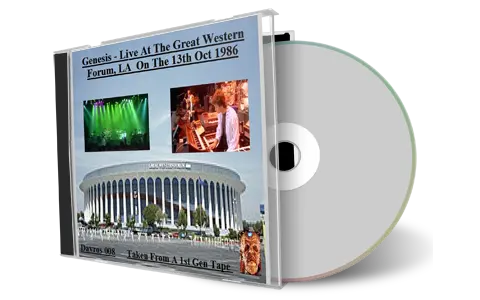 Artwork Cover of Genesis 1986-10-13 CD Los Angeles Audience