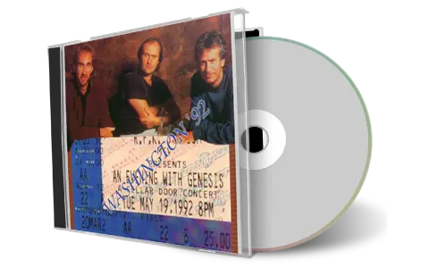 Artwork Cover of Genesis 1992-05-19 CD Washington Audience