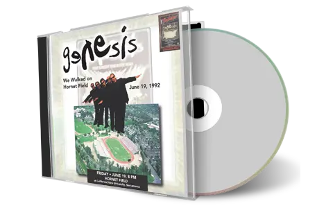 Artwork Cover of Genesis 1992-06-19 CD Sacramento Audience