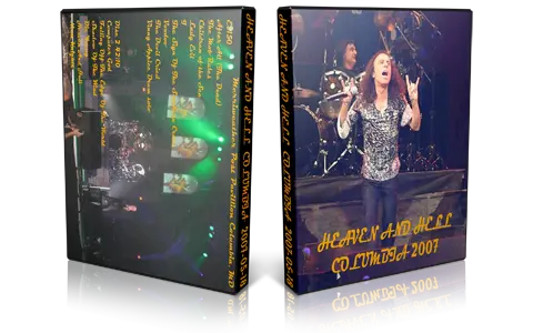 Artwork Cover of Heaven and Hell 2007-05-18 DVD Columbia Audience
