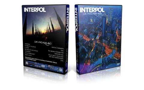 Artwork Cover of Interpol 2007-11-13 DVD Milan Proshot