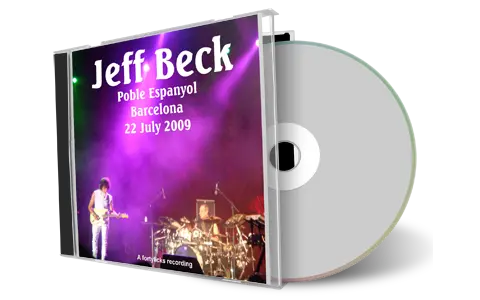 Artwork Cover of Jeff Beck 2009-07-22 CD Barcelona Audience