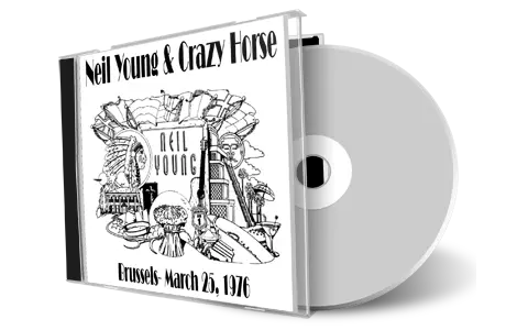 Artwork Cover of Neil Young 1976-03-25 CD Brussels Audience