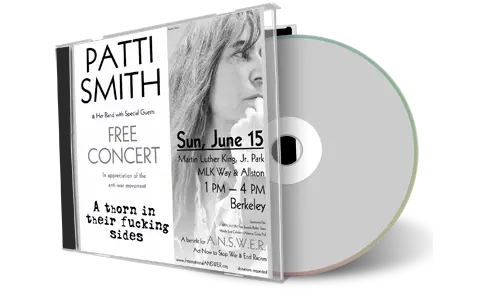 Artwork Cover of Patti Smith 2003-06-15 CD Berkeley Audience