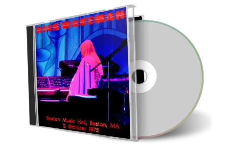 Artwork Cover of Rick Wakeman 1975-10-11 CD Boston Audience