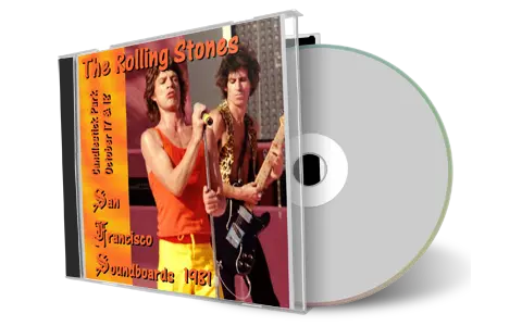 Artwork Cover of Rolling Stones 1981-10-17 CD San Francisco Soundboard