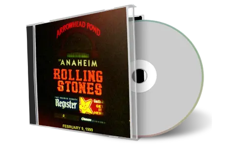 Artwork Cover of Rolling Stones 1999-02-09 CD Anaheim Audience
