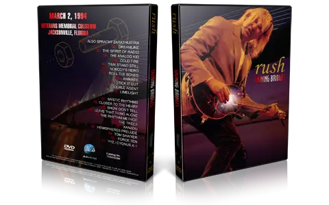 Artwork Cover of Rush 1994-03-02 DVD Jacksonville Audience