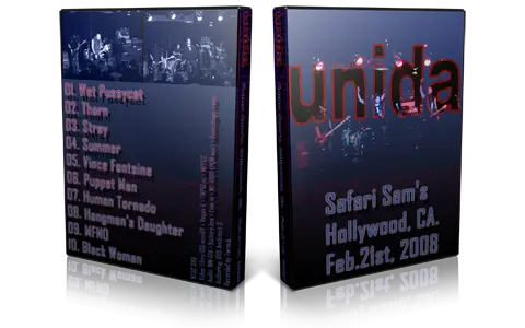 Artwork Cover of Unida 2008-02-21 DVD Hollywood Audience
