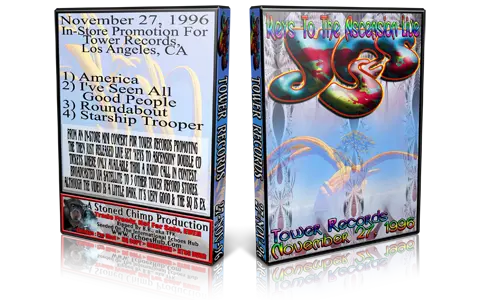 Artwork Cover of Yes 1996-11-27 DVD Los Angeles Audience