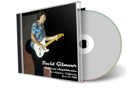 Artwork Cover of David Gilmour 1984-06-21 CD Los Angeles Audience