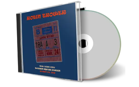 Artwork Cover of Robin Trower 1976-03-24 CD New York City Audience