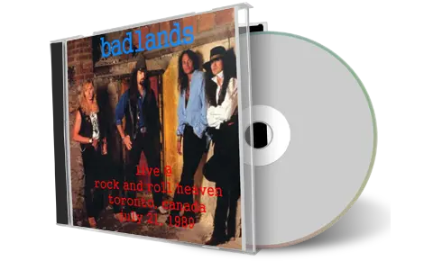 Artwork Cover of Badlands 1989-07-21 CD Toronto Audience