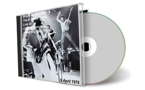 Artwork Cover of Bruce Springsteen 1976-04-09 CD Hamilton Audience