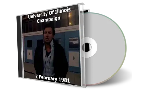 Artwork Cover of Bruce Springsteen 1981-02-07 CD Champaign Audience