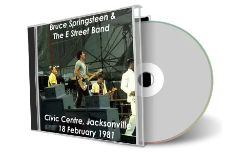 Artwork Cover of Bruce Springsteen 1981-02-18 CD Jacksonville Audience