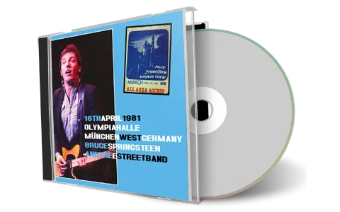 Artwork Cover of Bruce Springsteen 1981-04-16 CD Munich Audience