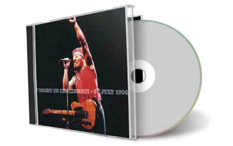 Artwork Cover of Bruce Springsteen 1984-07-06 CD Cincinnatti Audience
