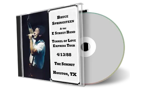 Artwork Cover of Bruce Springsteen 1988-04-13 CD Houston Audience
