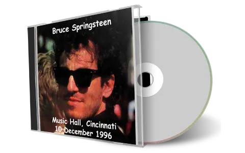 Artwork Cover of Bruce Springsteen 1996-12-10 CD Cincinnati Audience