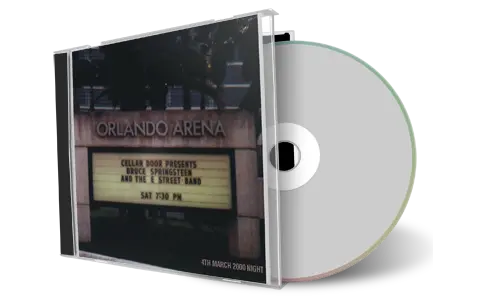 Artwork Cover of Bruce Springsteen 2000-03-04 CD Orlando Audience