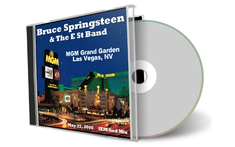 Artwork Cover of Bruce Springsteen 2000-05-27 CD Las Vegas Soundboard
