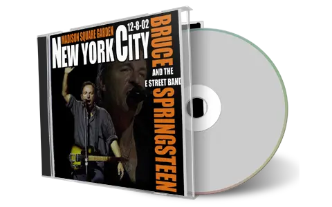 Artwork Cover of Bruce Springsteen 2002-08-12 CD New York City Soundboard