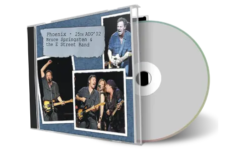 Artwork Cover of Bruce Springsteen 2002-08-25 CD Phoenix Audience