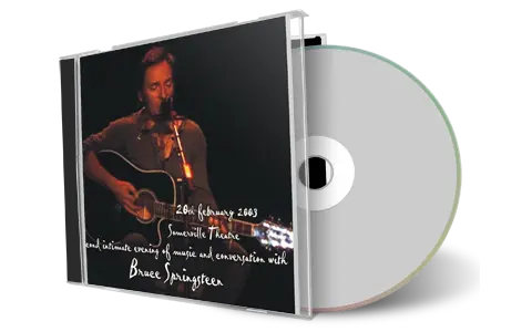 Artwork Cover of Bruce Springsteen 2003-02-20 CD Somerville Audience