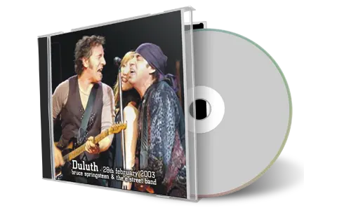 Artwork Cover of Bruce Springsteen 2003-02-28 CD Duluth Audience