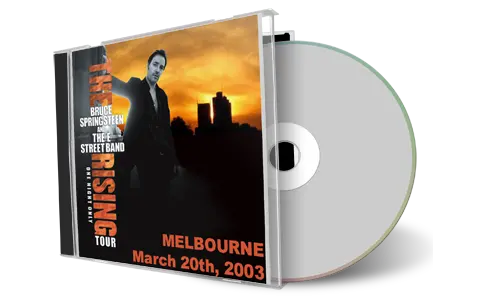 Artwork Cover of Bruce Springsteen 2003-03-20 CD Melbourne Audience