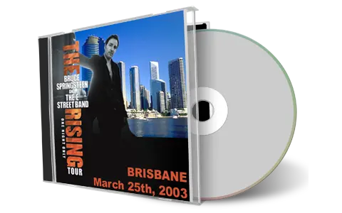 Artwork Cover of Bruce Springsteen 2003-03-25 CD Brisbane Audience