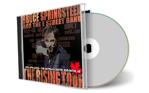Artwork Cover of Bruce Springsteen 2003-04-14 CD Edmonton Audience