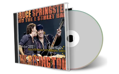 Artwork Cover of Bruce Springsteen 2003-06-21 CD Gothenburg Audience