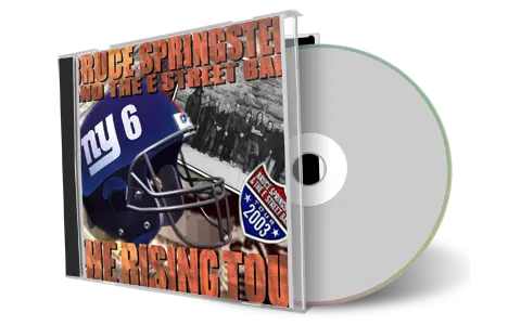 Artwork Cover of Bruce Springsteen 2003-07-26 CD East Rutheford Audience