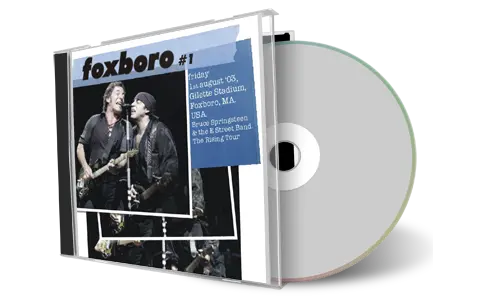 Artwork Cover of Bruce Springsteen 2003-08-01 CD Foxboro Audience